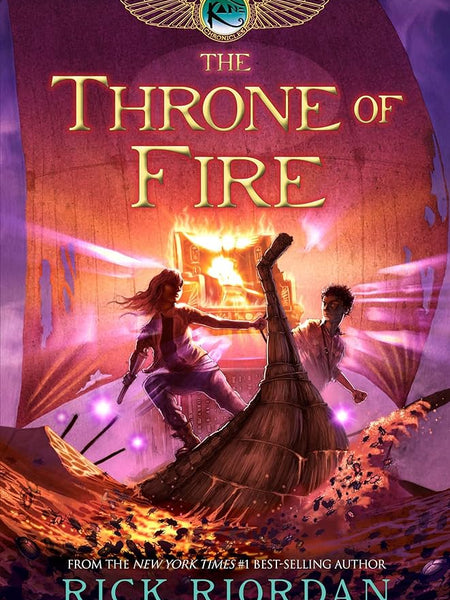 The Throne of Fire Novel by Rick Riordan book 2