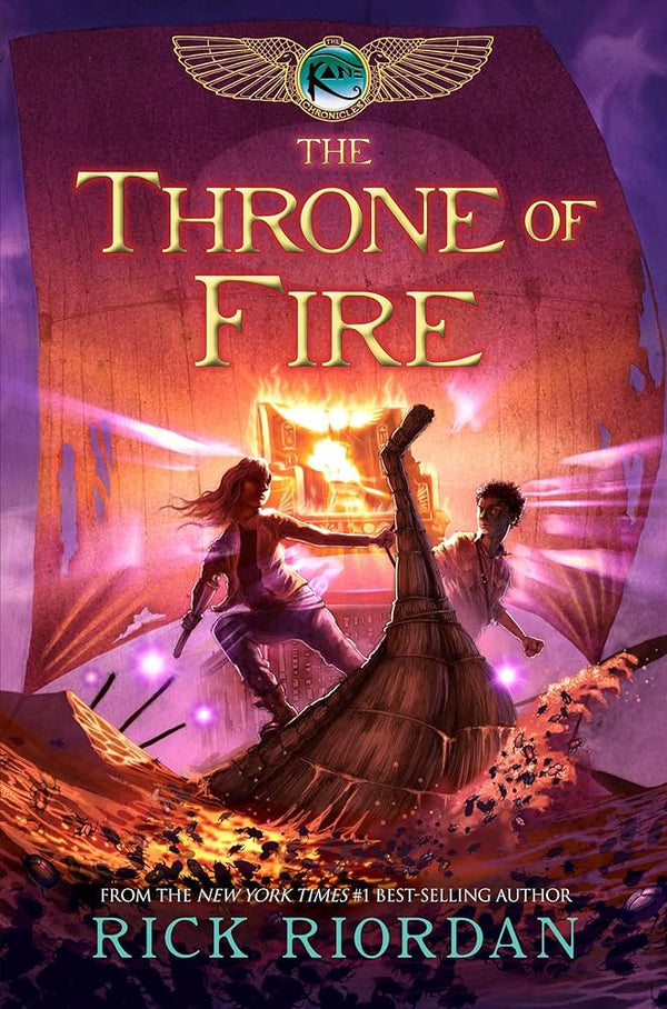 The Throne of Fire Novel by Rick Riordan book 2