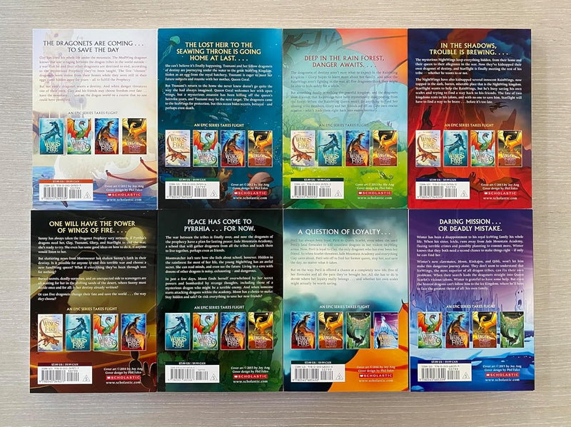 Wings Of Fire (8 Books) –  by Tui T. Sutherland (Author)