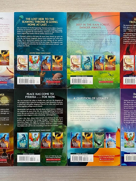 Wings Of Fire (8 Books) –  by Tui T. Sutherland (Author)