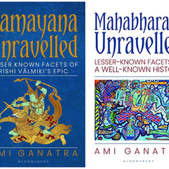 Combo of Ramayana Unravelled & Mahabharata Unravelled: Lesser-Known Facets of a Well-Known History