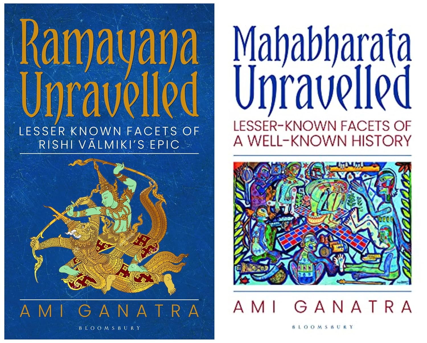 Combo of Ramayana Unravelled & Mahabharata Unravelled: Lesser-Known Facets of a Well-Known History