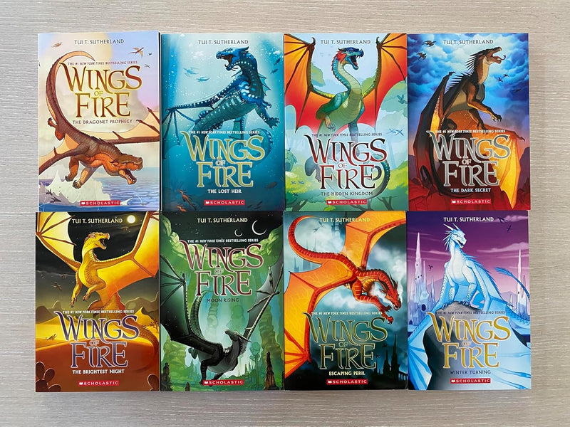 Wings Of Fire (8 Books) –  by Tui T. Sutherland (Author)