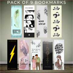Bindass Books Exclusive Bookmarks Pack of 9