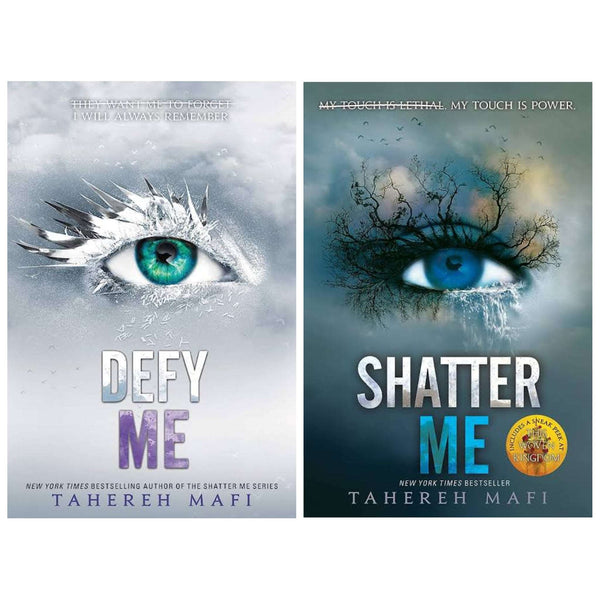 2 book set  Shatter Me + Defy Me