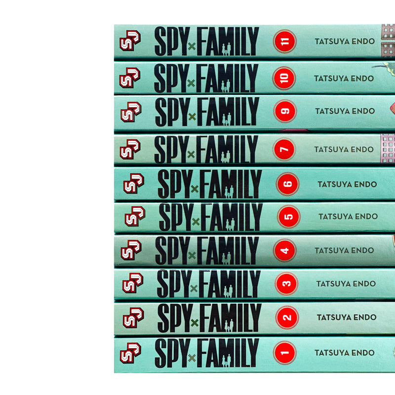 Spy X Family Volumes 1 - 11 Books Set Collection Set By Tatsuya Endo Manga Spy x Family, Vol. 1 to 10 (Spy x Family Volume 1-10 BOX SET) by SPY FAMILY