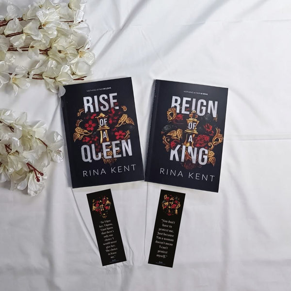 Kingdom Duet Series ( Reign of a King, Rise of a Queen) by Rina Kent combo