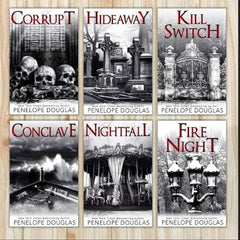 (Combo) Corrupt + Nightfall + Hideaway+ Kill Switch + Conclave + Nightfire (Devil's Night) Paperback – by Penelope Douglas (Author)
