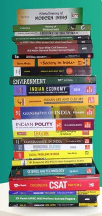 IAS Books for UPSC Civil Services Prelims and Mains Exam 2024-25 combo