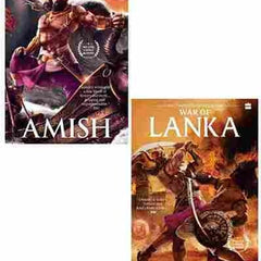 2 Book Set Collection Raavan + War of Lanka