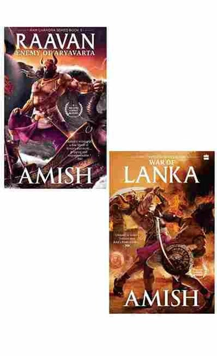 2 Book Set Collection Raavan + War of Lanka