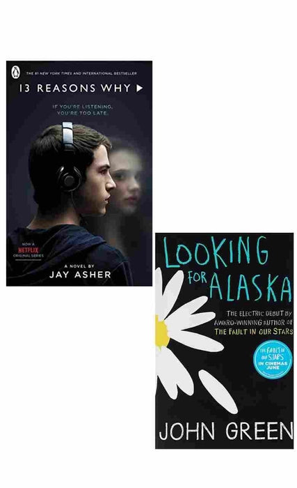 2 Book Set Collection 13 REASONS WHY + Looking for Alaska