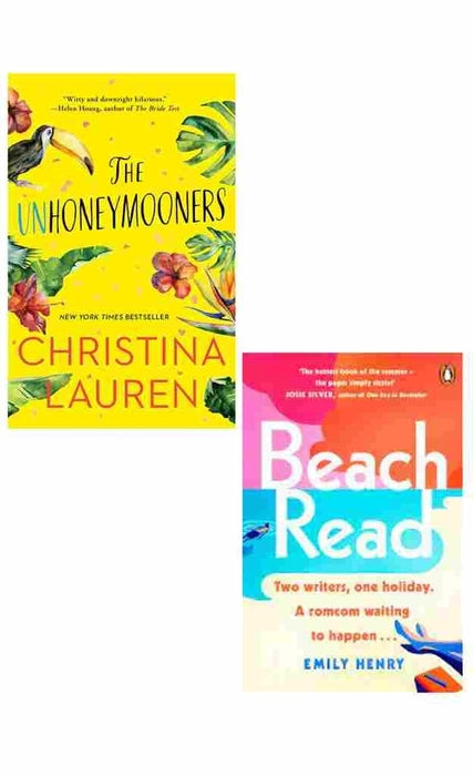 2 Book Set Collection  The Unhoneymooners + Beach Read