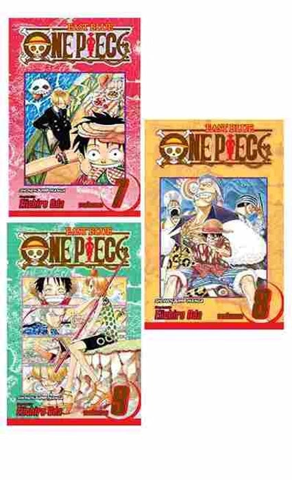 3 Manga Books Set One Piece Vol. 07 + One Piece Vol. 08 + One Piece Vol. 09 (Paperback)