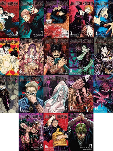 Jujutsu Kaisen Series (Vol 0-17) 18 Books Collection Set By Gege Akutami