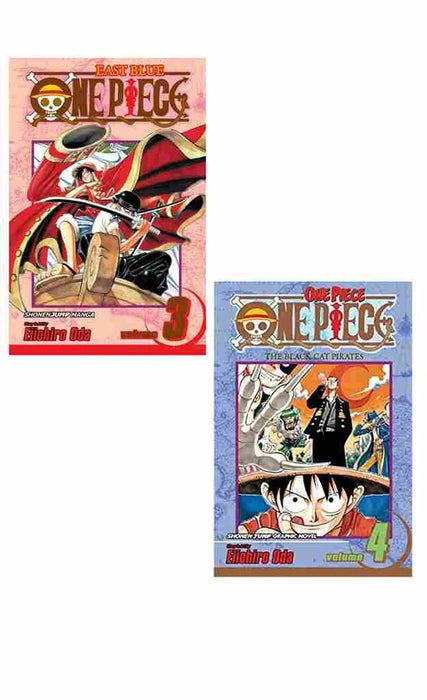 2 Manga Book Set One Piece Vol. 03 + One Piece Vol. 04 (Paperback)