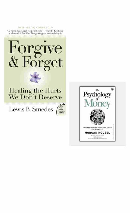 2 Book Set Collection Forgive and Forget + The Psychology of Money