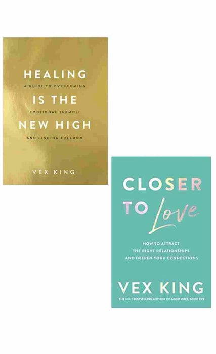 2 Book Set Collection Healing Is the New High + Closer to Love