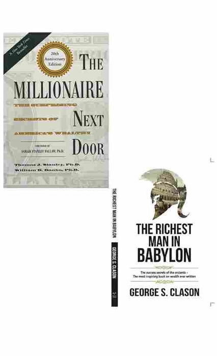 2 Book Set Collection The Millionaire Next Door + The Richest Man In Babylon