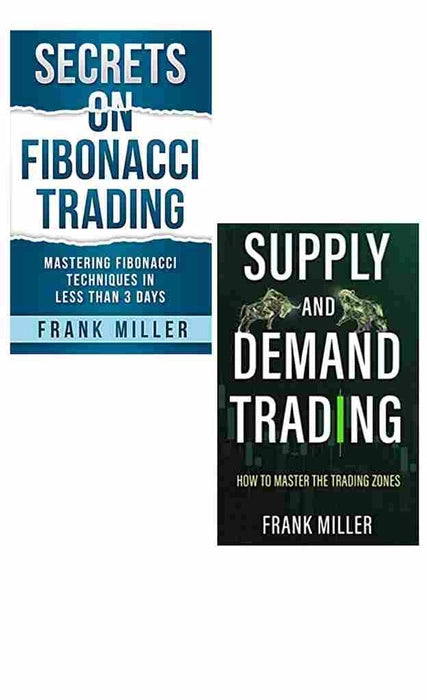 2 Book Set Collection Secrets on Fibonacci Trading + Supply and Demand Trading