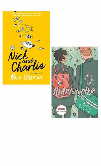 2 Book Set Collection Nick and Charlie + Heartstopper Volume One