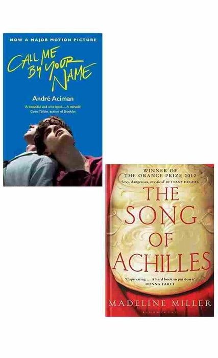 2 Book Set Collection Call Me By Your Name + The Song of Achilles