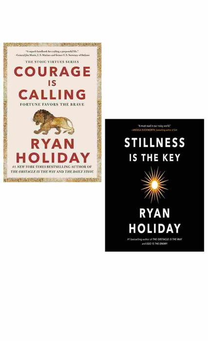 2 Book Set Collection Courage Is Calling + Stillness is the Key