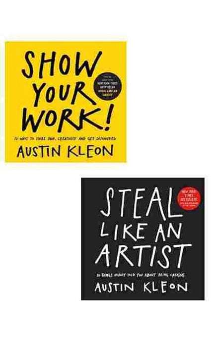 2 Book Set Collection Show Your Work + Steal Like an Artist