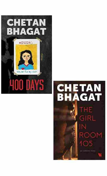 2 Book Set Collection 400 Days + The Girl in Room 105