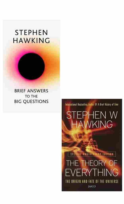 2 Book Set Collection Brief Answers to the Big Questions + The Theory Of Everything