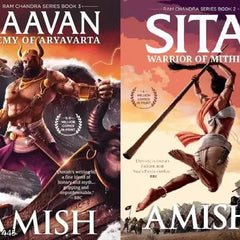 2 book set Sita: Warrior of Mithila + Raavan: Enemy of Aryavarta (Paperback) – Amish Tripathi