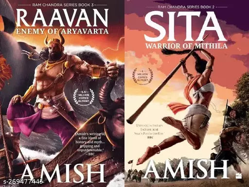 2 book set Sita: Warrior of Mithila + Raavan: Enemy of Aryavarta (Paperback) – Amish Tripathi