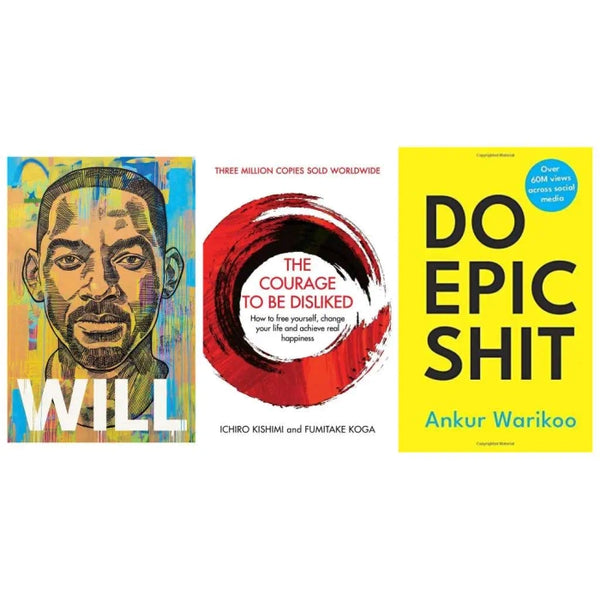 DO EPIC SHIT, Courage to be Disliked, Will 3 books combo