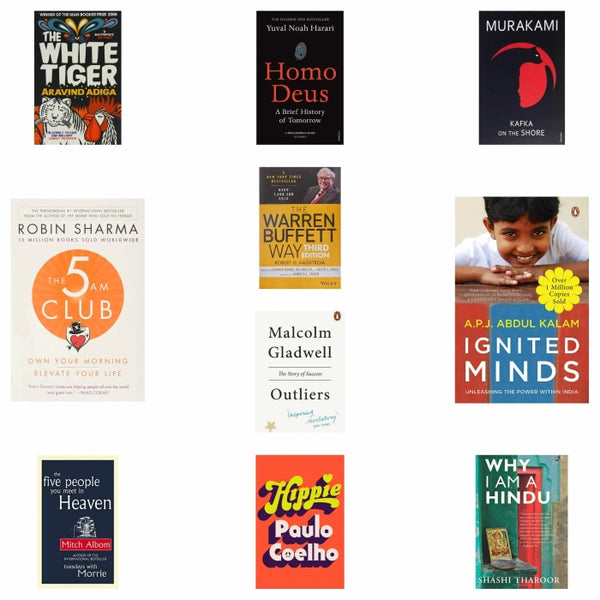 10 book combo of self help and personal investment