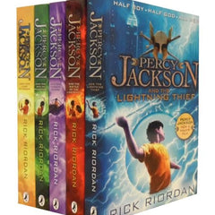 Percy Jackson Complete Series 5 Books By Rick Riordan