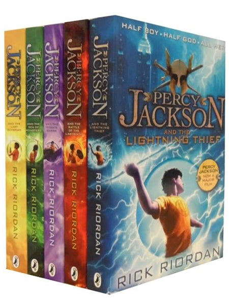 Percy Jackson Complete Series 5 Books By Rick Riordan
