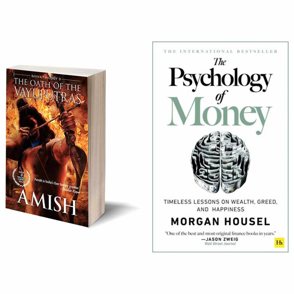 2 Book set ( The oat of vayuputra , The psychology of Money )