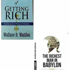 2 Book Set Collection The Science of Getting Rich + The Richest Man In Babylon