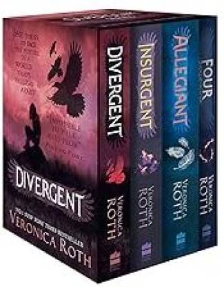 Divergent Series Box Set (Books 1-4) by Veronica Roth Combo
