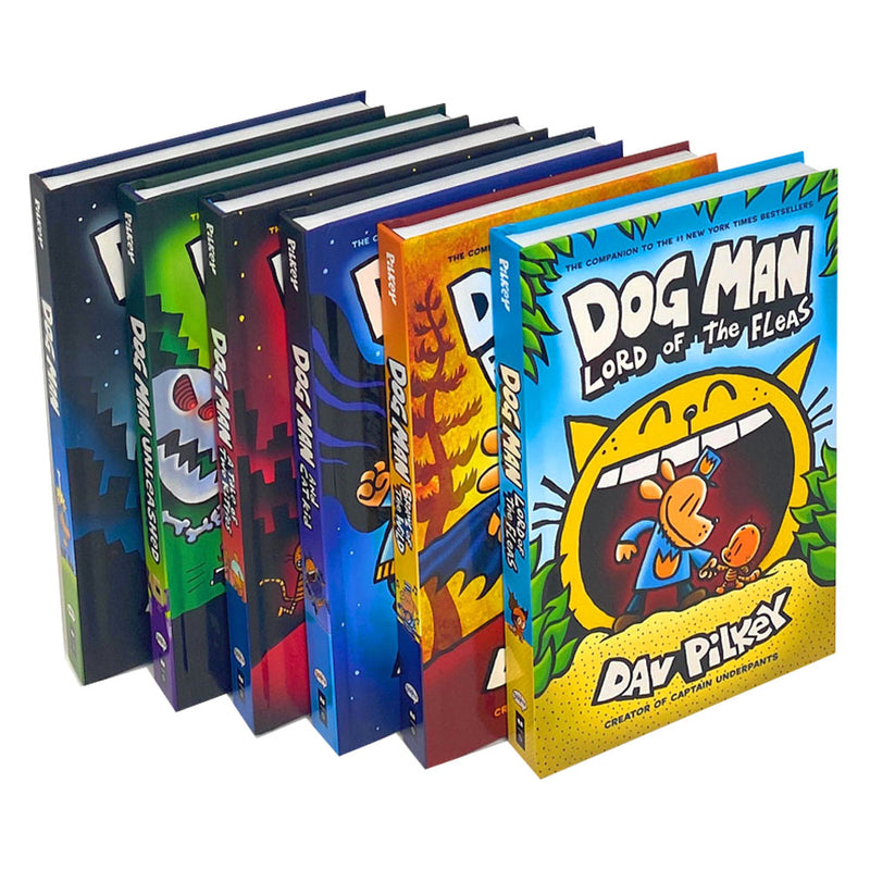 Dog Man 1-6: The Supa Epic Collection: From the Creator of Captain Underpants: Dog Man / Dog Man Unleashed / Dog Man A Tale of Two Kitties / Dog Man ... Lord of the Fleas / Dog Man Brawl of the Wild by Dav Pilkey