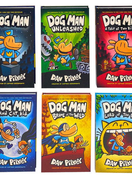 Dog Man 1-6: The Supa Epic Collection: From the Creator of Captain Underpants: Dog Man / Dog Man Unleashed / Dog Man A Tale of Two Kitties / Dog Man ... Lord of the Fleas / Dog Man Brawl of the Wild by Dav Pilkey