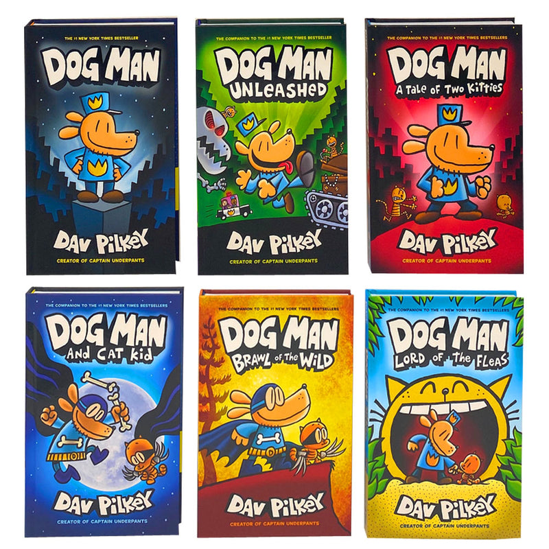 Dog Man 1-6: The Supa Epic Collection: From the Creator of Captain Underpants: Dog Man / Dog Man Unleashed / Dog Man A Tale of Two Kitties / Dog Man ... Lord of the Fleas / Dog Man Brawl of the Wild by Dav Pilkey
