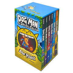 Dog Man 1-6: The Supa Epic Collection: From the Creator of Captain Underpants: Dog Man / Dog Man Unleashed / Dog Man A Tale of Two Kitties / Dog Man ... Lord of the Fleas / Dog Man Brawl of the Wild by Dav Pilkey