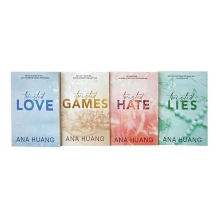 Anu huang Twisted 4 Book Set : Twisted love, Twisted Games, Twisted Hate, Twisted Lies