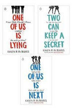 3 book set by Karen M Mcmanus one of us is nex one of us is lying Two can keep secret