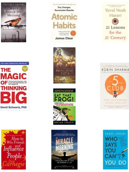 10 Book Set Combo Collection self help