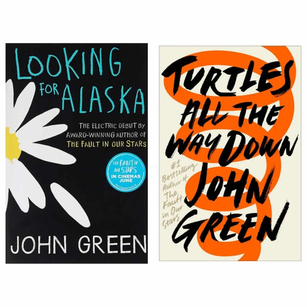 John green 2 Book set ( Looking for Alaska , Turtles all the way down )