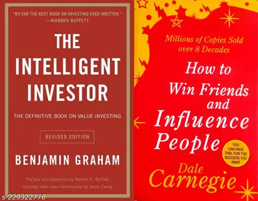 The intelligent investor , How to win friends and influence people 2 book set