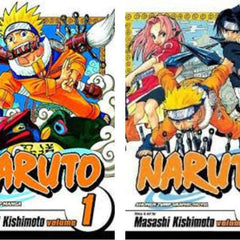 2 Manga Book Set  Naruto Vol. 01 + Naruto Vol. 02 (Paperback) - Masashi Kishimoto