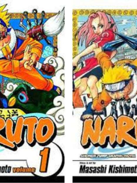 2 Manga Book Set  Naruto Vol. 01 + Naruto Vol. 02 (Paperback) - Masashi Kishimoto